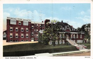 Good Samaritan Hospital Lebanon Pennsylvania 1944 postcard