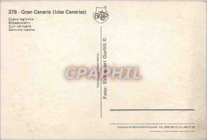 Modern Postcard Gran Canaria (Islas Canarias) Leather Veritable