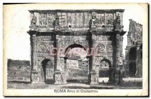 Old Postcard Roma Arco di Costantino