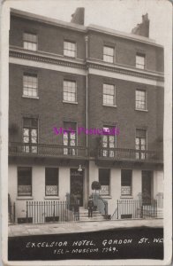 London Postcard - Excelsior Hotel, Gordon Street, Bloomsbury RS38056