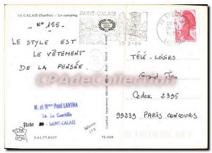 Modern Postcard St Calais Sarthe Camping