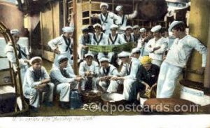 U.S. Sailor life US Navy, Military Unused light corner wear, yellowing on bac...