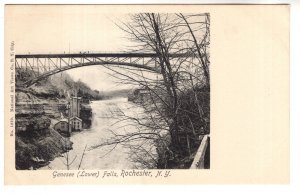 Genesee Lower Falls, Bridge, Rochester, New York