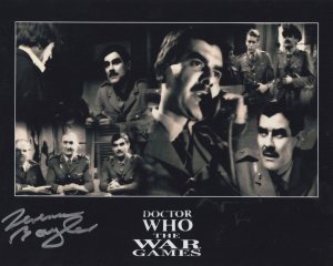 Terence Baylor in  War Games Dr Who Patrick Troughton Hand Signed Photo