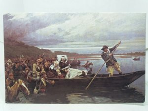 Jules Girardet - The Wounding of General De Lescure 1793 Vintage Art Postcard