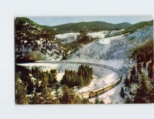 Postcard A trip aboard the Vista-Dome California Zephyr, Colorado Rockies