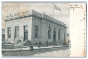 1906 Post Office Gloversville New York NY Middleburg NY Posted Postcard