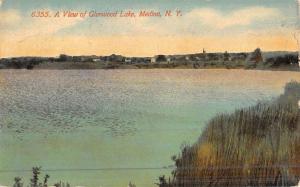 Medina New York Glenwood Lake Scenic View Antique Postcard K45717