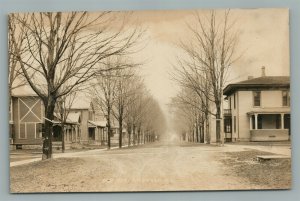 ANDOVER NY ELM STREET SCENE ANTIQUE REAL PHOTO POSTCARD RPPC