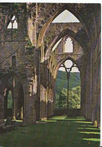 Wales Postcard - Tintern Abbey - Monmouthshire - Interior of Church - Ref AB3128