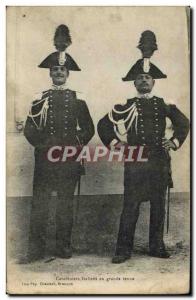 Old Postcard Italian Carabinieri police in full dress