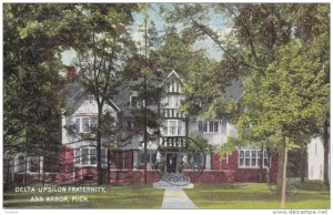 ANN ARBOR, Michigan, PU-1909; Delta Upsilon Fraternity