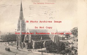 New Zealand, Christchurch, The Cathedral, Exterior View, 1905 PM