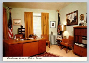 Eisenhower Museum Abilene Kansas Vintage Unposted Postcard