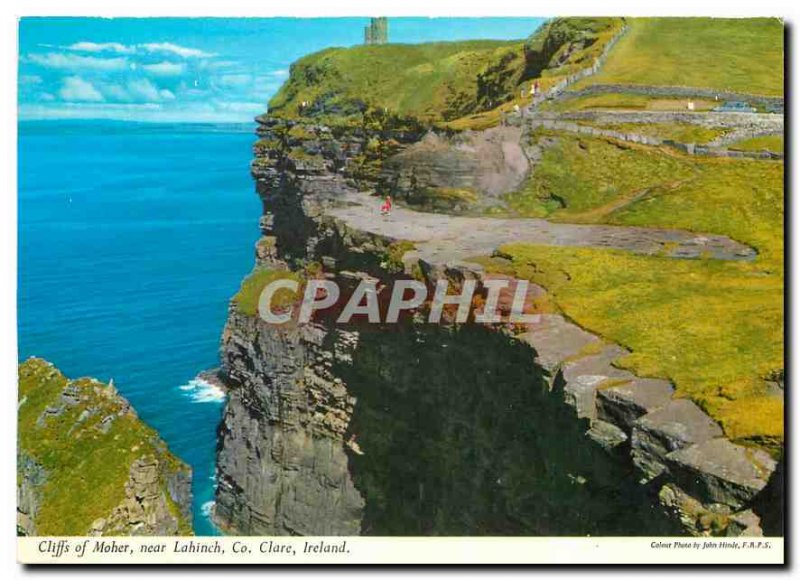 Modern Postcard Cliffs of Moher near Lahinch Co. Clare Ireland