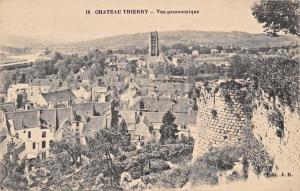 Château THIERRY FRANCE~VUE PANORAMIQUE-J B  PHOTO POSTCARD