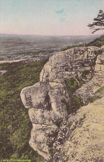 New York Ulster County The Old Man Of Millbrook Mountain Albertype