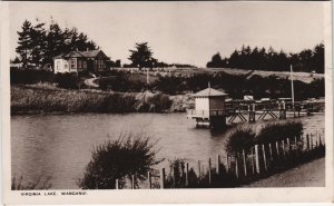 PC NEW ZEALAND, WANGANUI, VIRGINIA LAKE, Vintage REAL PHOTO Postcard (B41676)