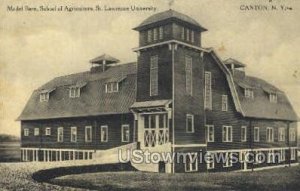 Model Barn, School of Agriculture - Canton, New York NY  