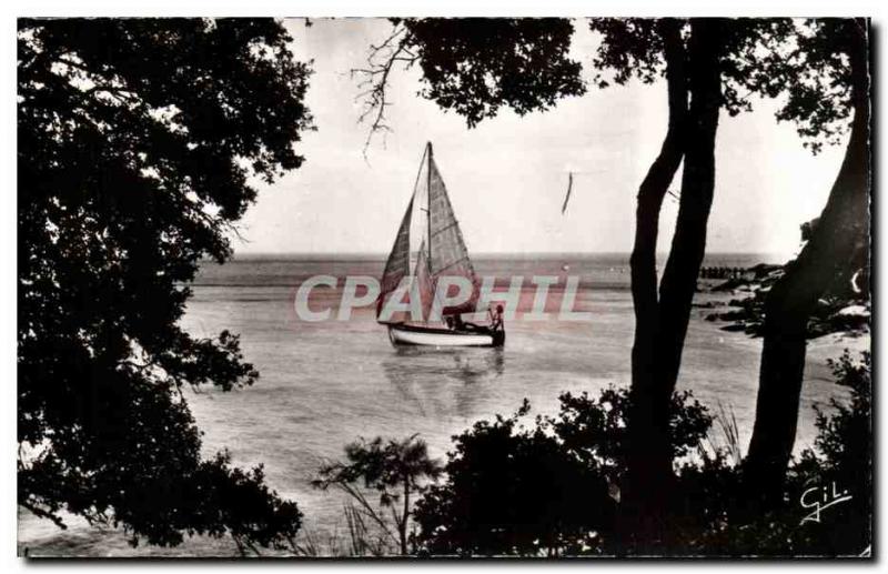 Postcard Old Noirmoutier Echappee sea