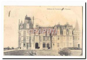 Old Postcard Chateau de Vouzeron near Vierzon