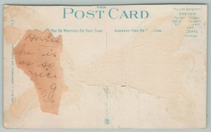 San Diego California~Rustic Bridge~Sunset Cliffs~1910 Postcard