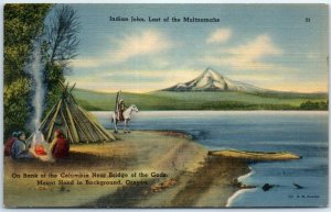 Postcard - Indian John, Last of the Multnomahs, On Bank of the Columbia - Oregon