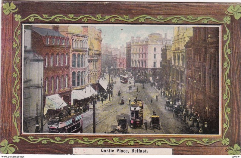 BELFAST, Northern Ireland, 1900-1910's; Castle Place