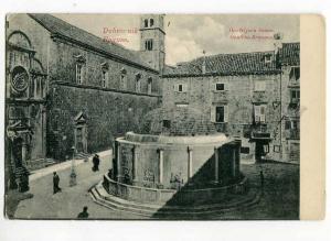 262198 Croatia DUBROVNIK RAGUSA Fountains of Onofrio Vintage