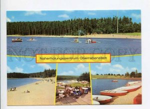 287717 EAST GERMANY GDR Karl-Marx-Stadt beach pedalos old photo collage postcard