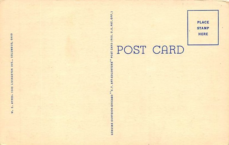 Governor's Mansion Columbus, Ohio OH Postcard