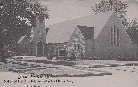 Kansas Osawatomie First Baptist Church