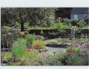 Postcard The Herb Garden at Old Sturbridge Village, Sturbridge, Massachusetts