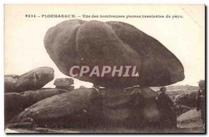 Old Postcard Dolmen Megalith Ploumanac & # 39h One of the many loose stones F...