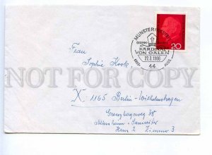 273146 GERMANY 1966 year Munster Kardinal cancellation COVER