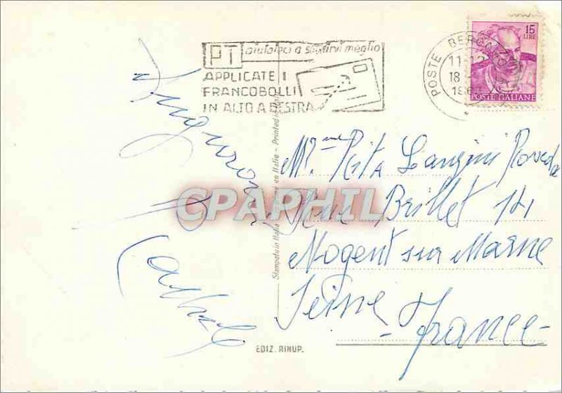 Postcard Modern Child Dog