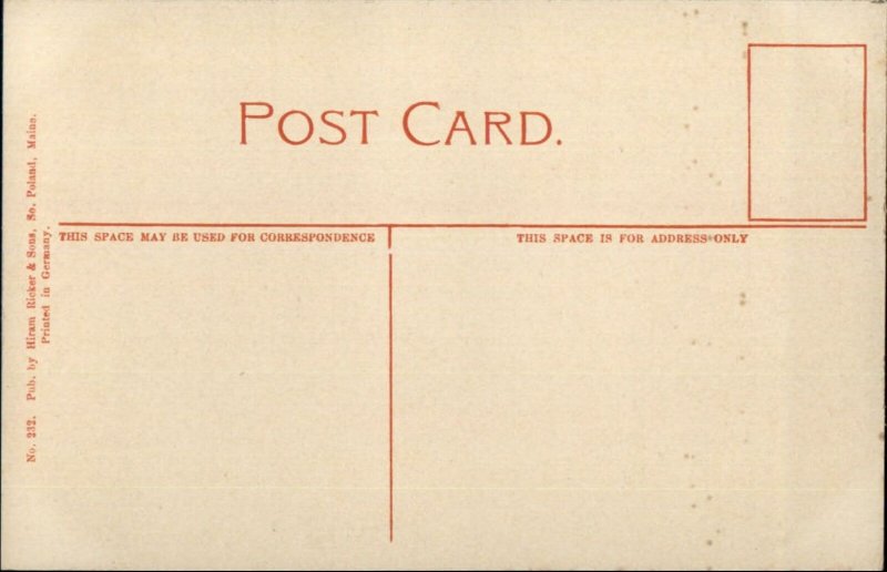 Poland Spring ME Spring House c1910 Postcard