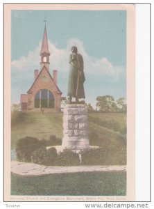 Memorial Church and Evangeline Monument, Grand Pre, Nova Scotia, Canada, 10-20s