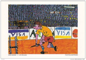 Olympic Games ; ATLANTA 1996 : New Olympic Sport Contest postcard : Polstokla...