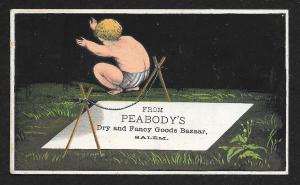 VICTORIAN TRADE CARD C Hacker & Co Dry Goods