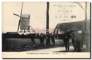 Postcard Old Windmill Rousbrugghe Haringhe