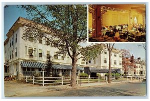 The Oaks Inn Hotel Dining Room View Springfield Massachusetts MA Postcard