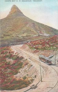 South Africa Cape Town Camps Bay C. P. Mountain tramway vintage postcard