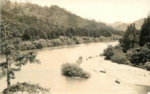 Guerneville California Russian River Patterson 1945 RPPC Photo Postcard 457