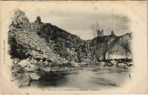 CPA Crozant Ruines s la Sedelle FRANCE (1050279)