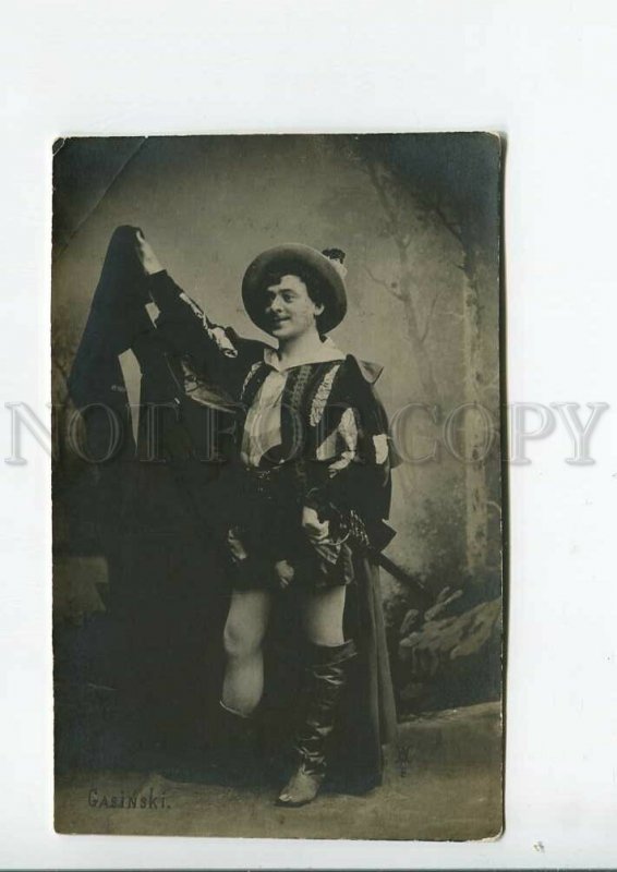 3174412 GASINSKI Polish OPERA star Singer DANCER Vintage PHOTO