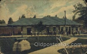 Union Station, Fairbury, IL, Illinois, USA Train Railroad Station Depot 1910 ...