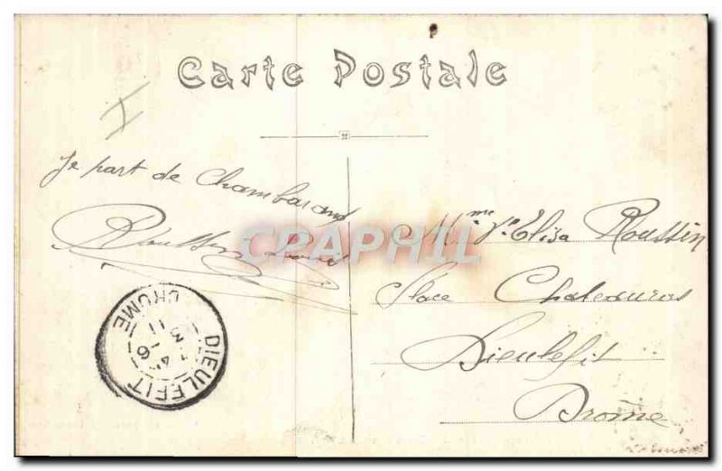 Postcard Old Chambaran Army Shooting Range During shooting