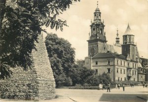 Postcard Poland Krakow Wawel Cathedral