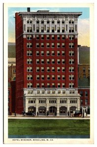 Antique Hotel Windsor, Wheeling, WV Postcard